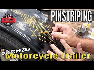 Transforming A Motorcycle Trailer With Pinstriping