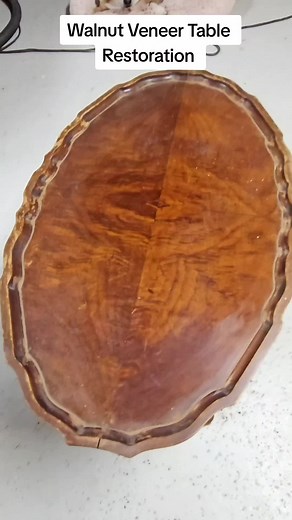 Restoration of an Antique Walnut Occasional Table