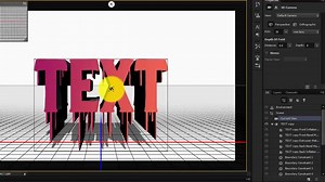 PS实现3D字体的效果