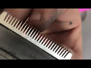 Clipper Blade Sharpening step by step Demonstration of the Process start to finish.