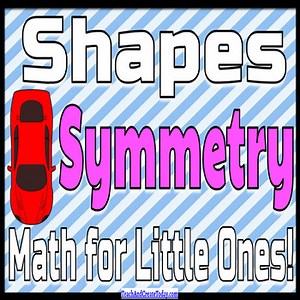Preschool and Kindergarten Math Bundle Shapes Symmetry Digital Resources