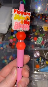 This super cute pen is $5! Do flowers make you happy as well?! #flowers #lobe #happy #followers #reels Megan Kindell | Kindell's Crafts
