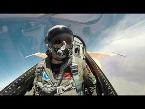 First F-16 Test Flight from the Cockpit