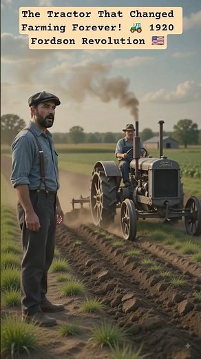 The Tractor That Changed Farming Forever! 🚜 1920 Fordson Revolution 🇺🇸 #usafarming #usa #fordtractor