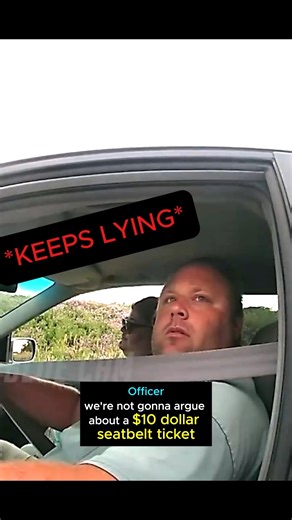 @bodycamcentralpov on Instagram: "GROWN MAN LOSES IT OVER A SEATBELT TICKET 🚨 . . . . . #bodycam #policefootage #trafficstop #bodycamfootage #publicmeltdown #reallife"