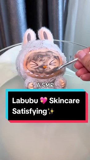Labubu Skincare Satisfying ASMR Video