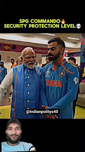 Prime Minister Narendra Modi Meet Virat Kohli🔥💥 SPG Reaction💀👀#youtubeshorts #viralvideo