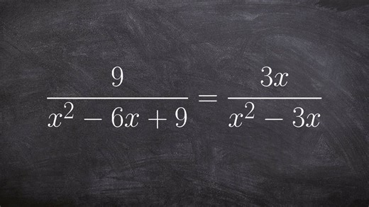 Solving a rational equation