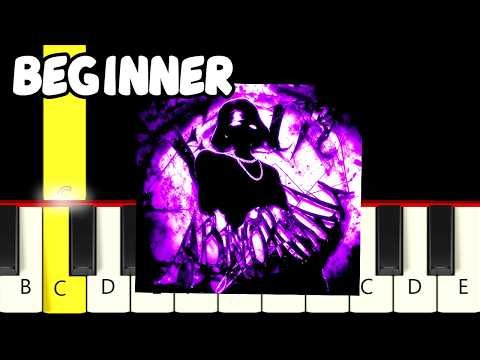 FUNK ABNORMAL (Slowed) Phonk - Fast and Slow (Easy) Piano Tutorial (Melody only) - Beginner