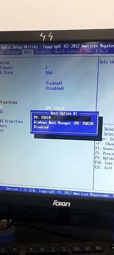 Reboot and Select Proper Boot Device