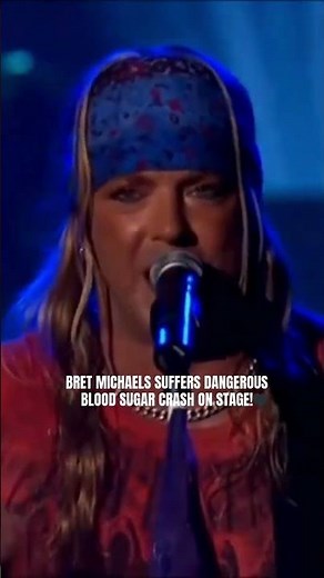 Bret Michaels Suffers Dangerous Blood Sugar Crash On Stage!