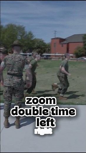 Instructor's Order Double Time! #usmc #usmarines #drill #instructions #marinecourses #marinecorps