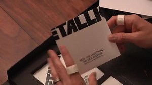 "Time marches on..." Get the Remastered Deluxe Edition of "Ride the Lightning" here.The box set includes four vinyl records, six CDs, one DVD, a hardcover book with never before seen photos, a mini-book of handwritten lyrics, and a set of three posters. | Metallica