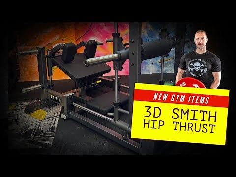 3D Smith Hip Thrust Machine