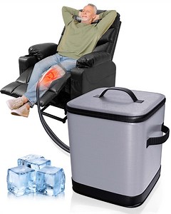 Ice Machine for Knee After Surgery, Cold Therapy Machine for Knee Replacement, Cold Therapy Machine with Programmable Timer Quiet Pump Compression Pad Apply to Arm, Ankle, Thigh