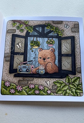 Coloring Challenge in Fuzzy Hygge: A Creative Journey