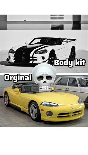 Orginal VS bodykit for sport and modern car #short