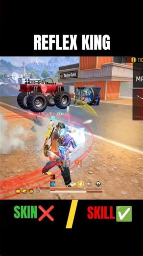 Reflex King 👑 | Free Fire One Tap Headshot Montage | Skill Over Skin 🔥#shorts