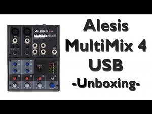 Alesis Multimix 4 Usb - Unboxing