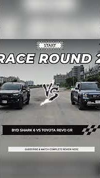 DRAG RACE: BYD Shark 6 vs Ford Ranger Raptor vs Toyota Revo GRS