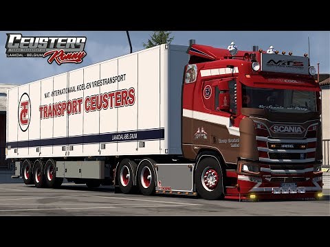 [ ETS2 1.46 ] ADDON SCANIA NEXT GEN | RONNY CEUSTERS TRANSPORT | EKERI TRAILER | EuroTruckSimulator2