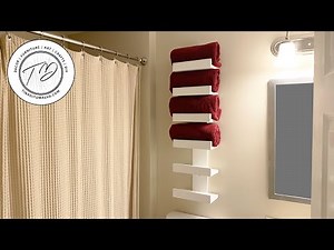 DIY Modern Towel Rack
