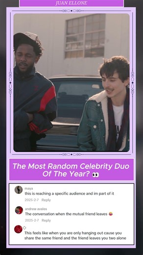 The Most Random Celebrity Duo Of The Year 👀 #rap #hiphop #kendricklamar #short