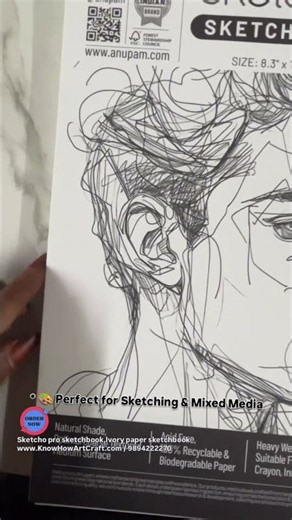 Sketcho pro sketch book lvory paper sketchbook