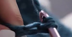 Learning how to single crochet