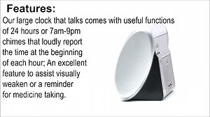 Watch Talking Alarm Clock for Visually Impaired on Amazon Live