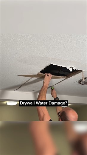 Drywall Water Damage? Part 2 #drywall #drywaller #drywallers #drywalllife #drywallrepair #drywallnation #drywallfinisher #drywallfinishing #homerepair | Everyday Home Repairs