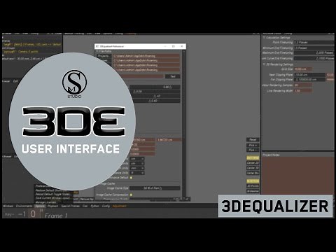 3DEqualizer - User Interface || 3d equalizer tutorial