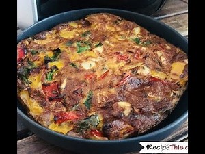 je teste omelette aux airs fryer 🥚🥚🧅