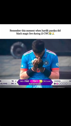 Remember this moment when hardik pandya did black magic live during 23 CWC😭|#hardikpandya #odiwc2023