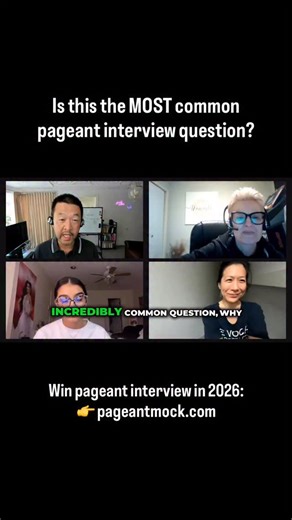 Never let this pageant interview question faze you 💪 Now accepting bookings for 2026: 👉 pageantmock.com | The Pageant Project