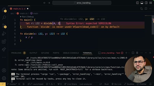 可恢复错误及结果 | Rust Book