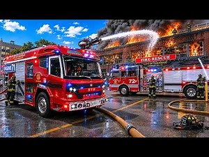 TRAPPED Inside Massive Fire in Firefighting Simulator Ignite