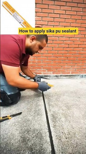 How to use sikaflex PU sealant|Ultimate solution for sealing&bonding|easy to use #homedecor #filling