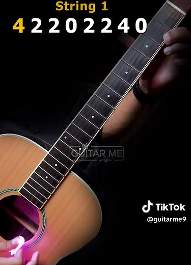 Guitar Tutorial for 'See You Again' on One String