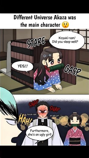 Different Universe Akaza was the main character 😲