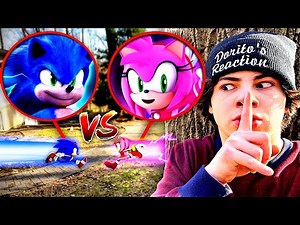 I FOUND SONIC AND AMY ROSE IN REAL LIFE!! *THEY KISSED*
