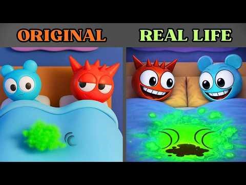 Oren x Simon Farting Challenge🍦😳 | Original vs Plush Toys