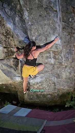 Helpful to have someone do this - Swamp Thing (v6) - Jungle Gym, WA #climbing #bouldering #outdoors
