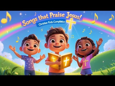 30 Minutes of Christian Kids Songs | Joyful Bible Values Music | Animated Sing-Along Compilation