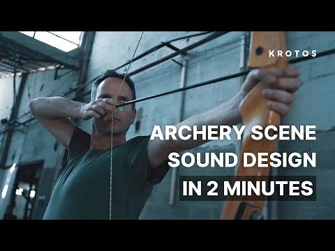 Bow and Arrow Sound Effects using the Krotos Starter Library