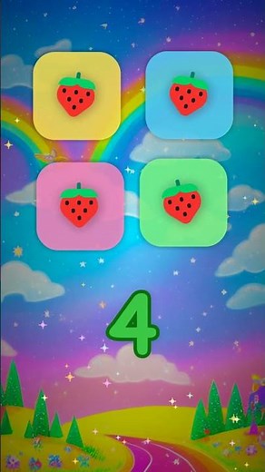 Number 4 - FOUR 🌟 Count to 4 | Kids Learning Video
