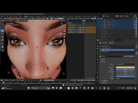 How to Attach Blender nails SIMS 4 TUTORIAL