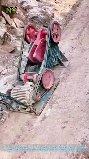 Tamping Rammer at Work.