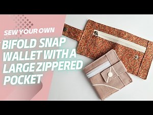 How to Sew a DIY Bifold Wallet with 6 Card Slots and Zippered Pocket