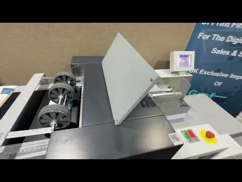Quick Demonstration of a Used MultiGraph Touchline CF375 (Mk3) Crease and Fold